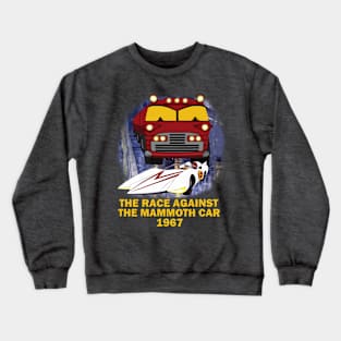 Race Against the Mammoth Car Crewneck Sweatshirt